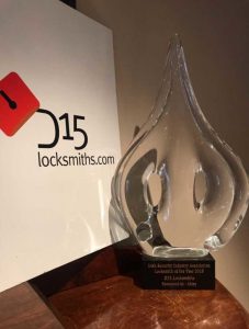 d15 locksmith of the year